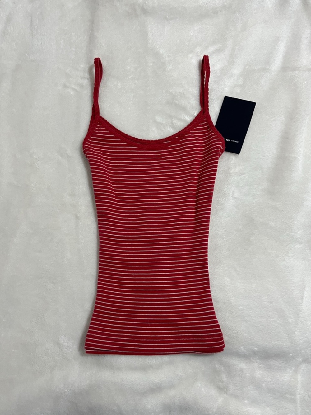 brandy melville red tank top skylar striped tank top